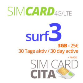 Surf3 mit 3GB – 30 Tage